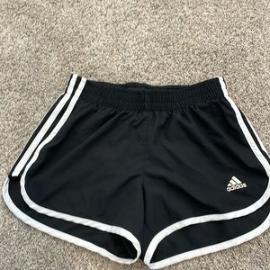 Black adidas shorts size xs